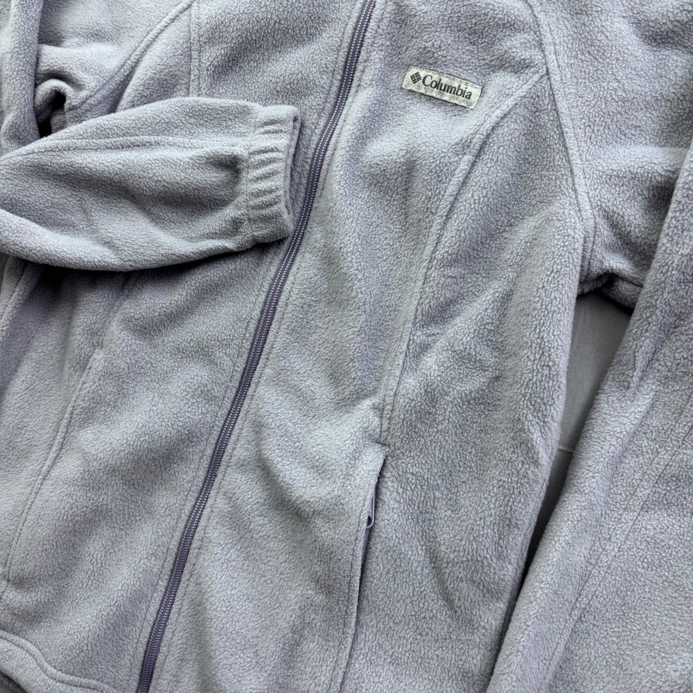 Columbia Womens Benton Springs Full Zip Fleece Jacket Lavender Purple XS Outdoor - Picture 3 of 7